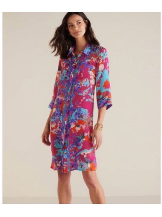 Soft Surroundings Dresses & Skirts - Soft Surroundings Garden Path shirt dress - Size large